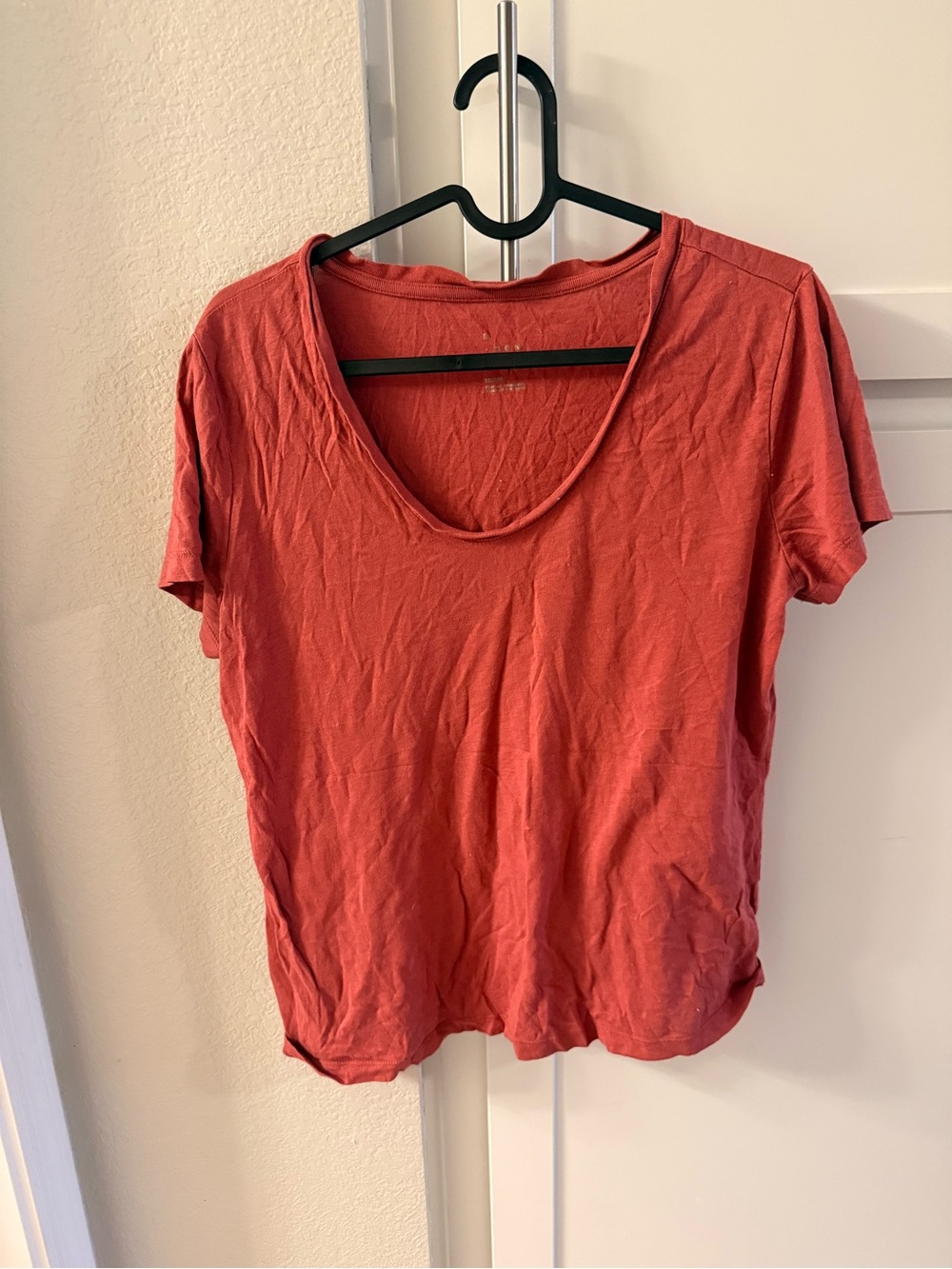 a new day Scoop Neck Short Sleeve Tee in Rust